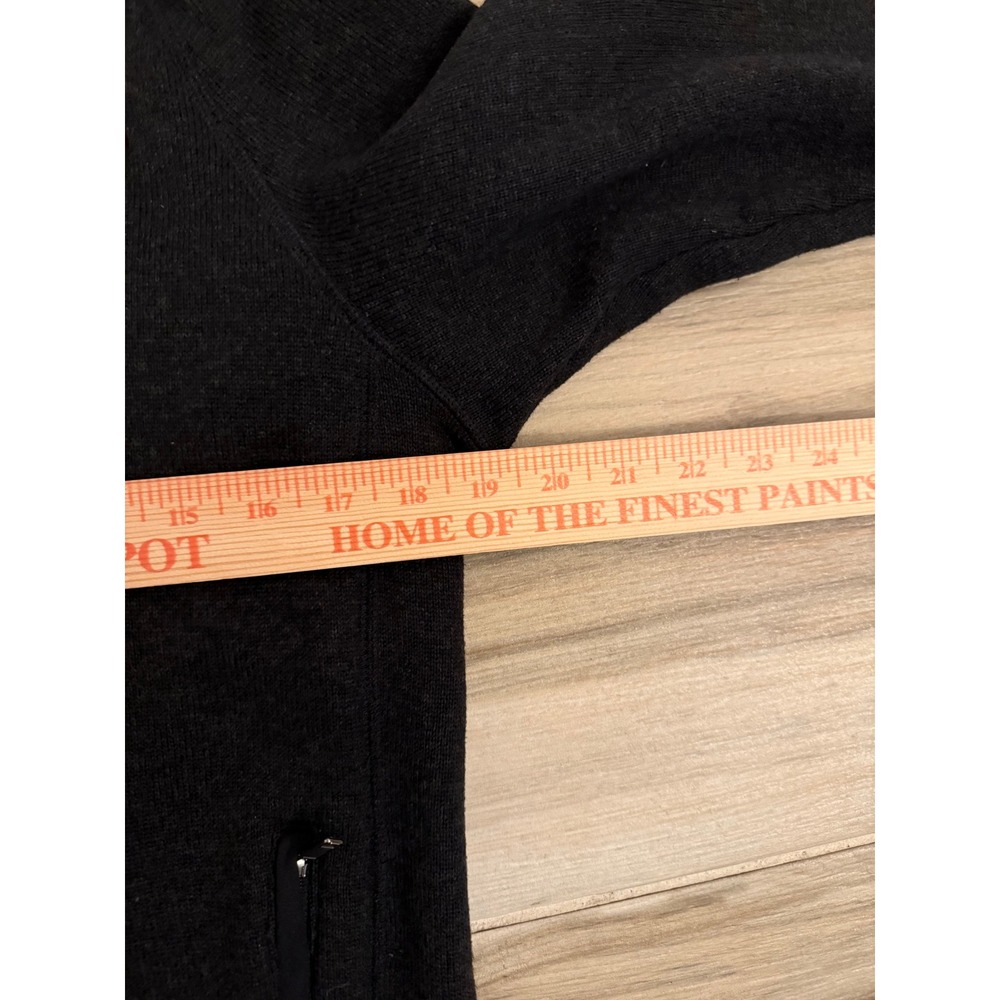 Patagonia Better Sweater Full Zip Fleece Jacket Mens Small Black Chewy Logo - Picture 6 of 9